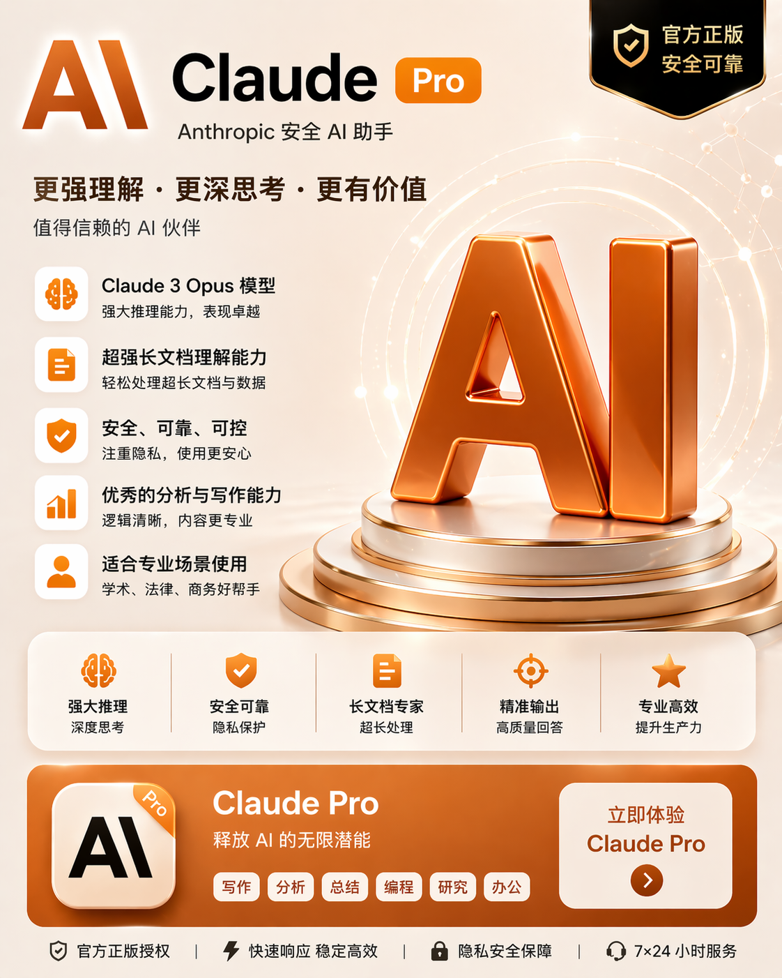 Claude Pro 直冲