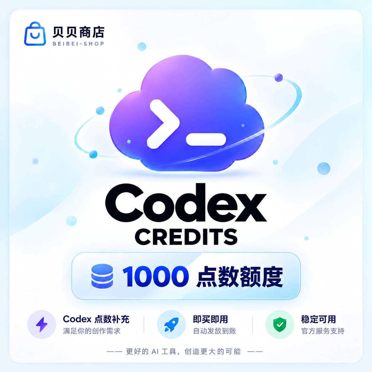 Codex 1000点数额度