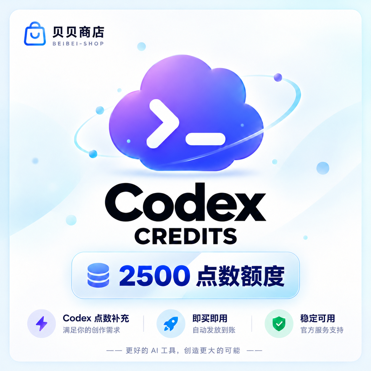 Codex 2500点数额度