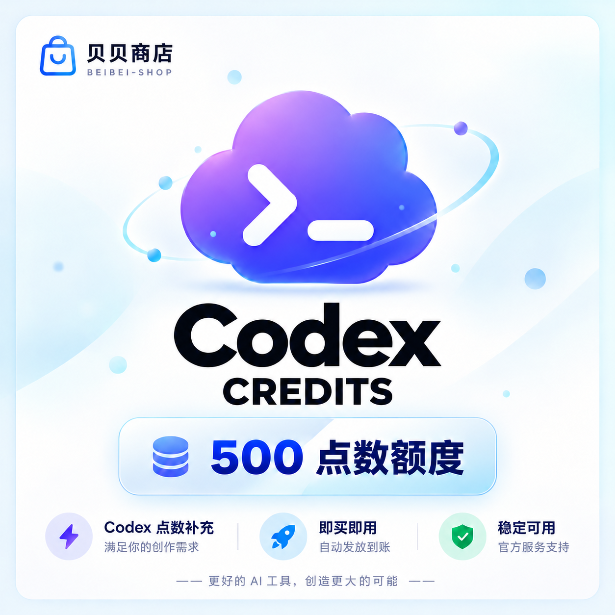 Codex 500点数额度